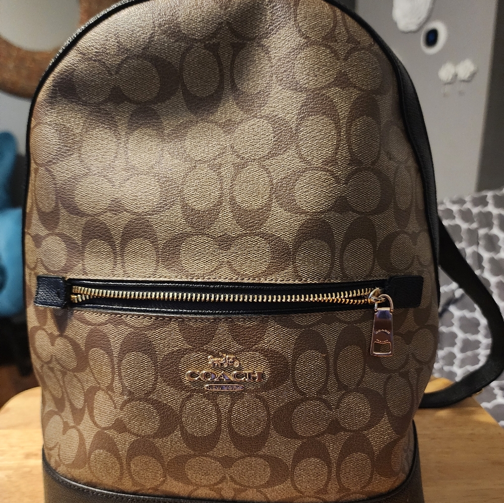Coach Brown Backpack for Women